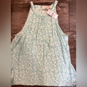 Ann Taylor Floral Sleeveless Top NWT SZ Sp